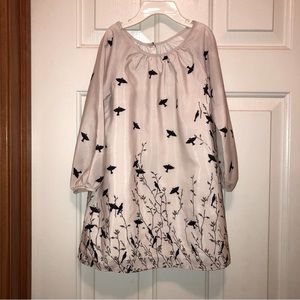 Size 3T Pippa & Julie dress with trees and birds print
